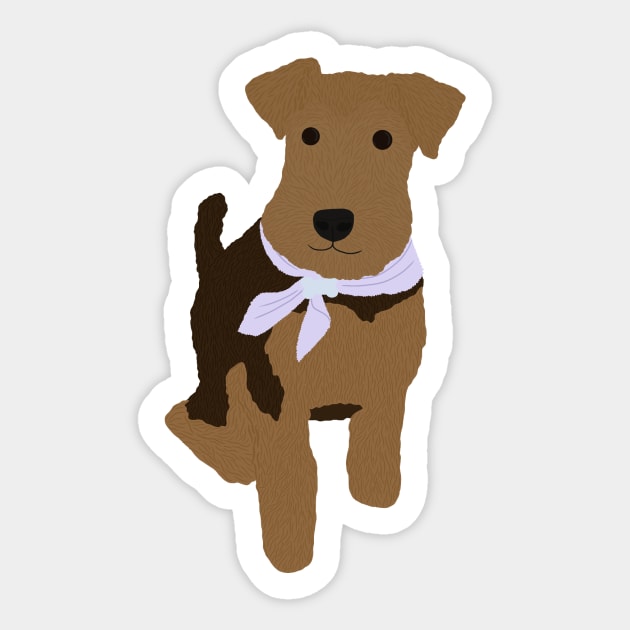 Finn: Welsh Terrier! Sticker by haleynicole11